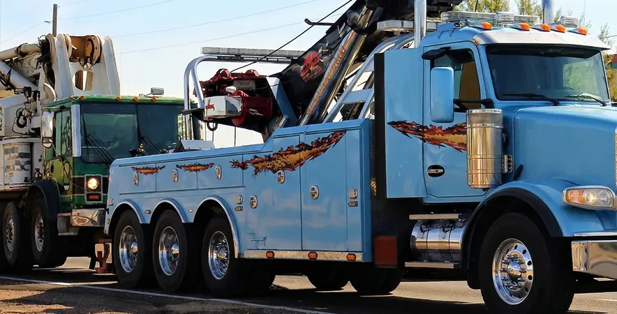 Truck towing services