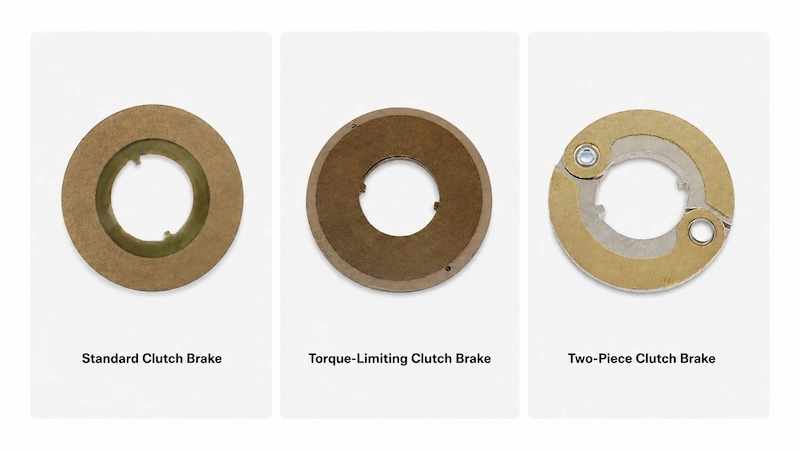 Different types of clutch brakes