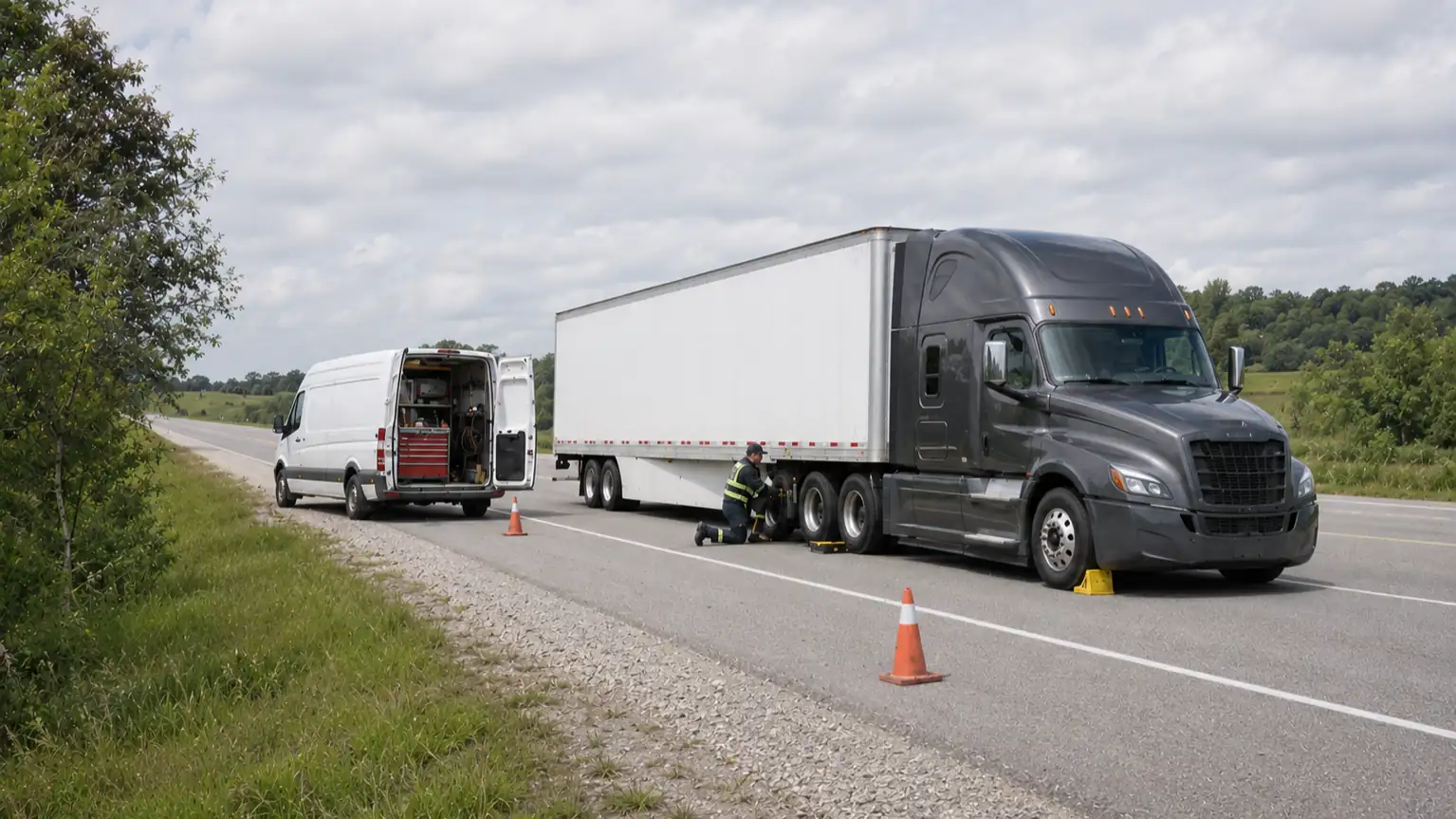 Mobile truck and trailer repair in Caledon