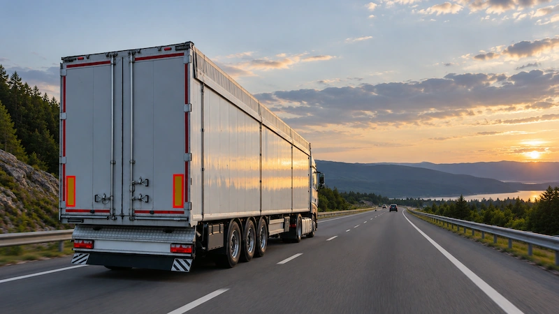 How many axles does a semir trailer have