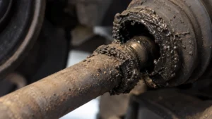 Truck broken front cv axle